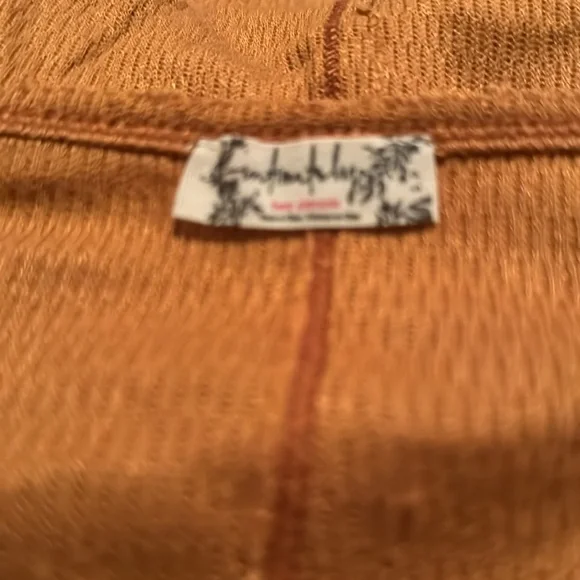 NWT Free People Sloane Bodysuit in Amber, Various Sizes - Picture 6 of 14